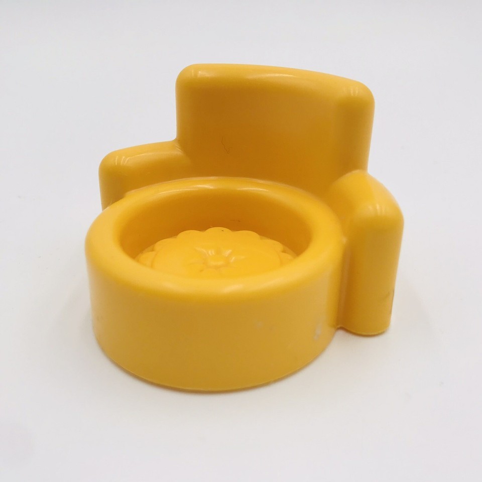 Fisher Price Little People Hanukkah Replacement Chair Gold Yellow - $7.99