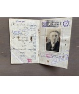 Antiguo documento de identificación de Israel con foto de 1950 cancelado - $33.67 CAD