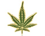 Marijuana Weed Leaf THC Enamel Lapel Pin - $9.99