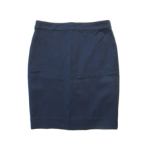 NWT J.Crew No. 2 Pencil in Navy Blue Bi-stretch Cotton Skirt 12 - £40.54 GBP