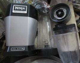 Nutri Ninja Professional Blender 900 Watts BL456 Working with extra cont... - £29.79 GBP