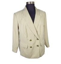 Eloquii Women&#39;s Beige Blazer Plus Size 14 - £39.42 GBP