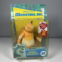 Disney Pixar Monsters Inc Top Scarer George Sanderson Action Figure Vintage 2001 - £13.19 GBP