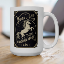 Moonlight Unicorn Blood Ceramic Coffee Mug Gift Magic Funny Halloween Co... - $12.99+