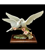 Maruri Wings of Love Fine Porcelain Dove Figurine Design D8706 w Base 19... - $77.11