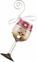 Lolita Holiday Ornament &quot;You Crack Me Up&quot;  4 Inch Hand Painted Wine Glass - £15.64 GBP