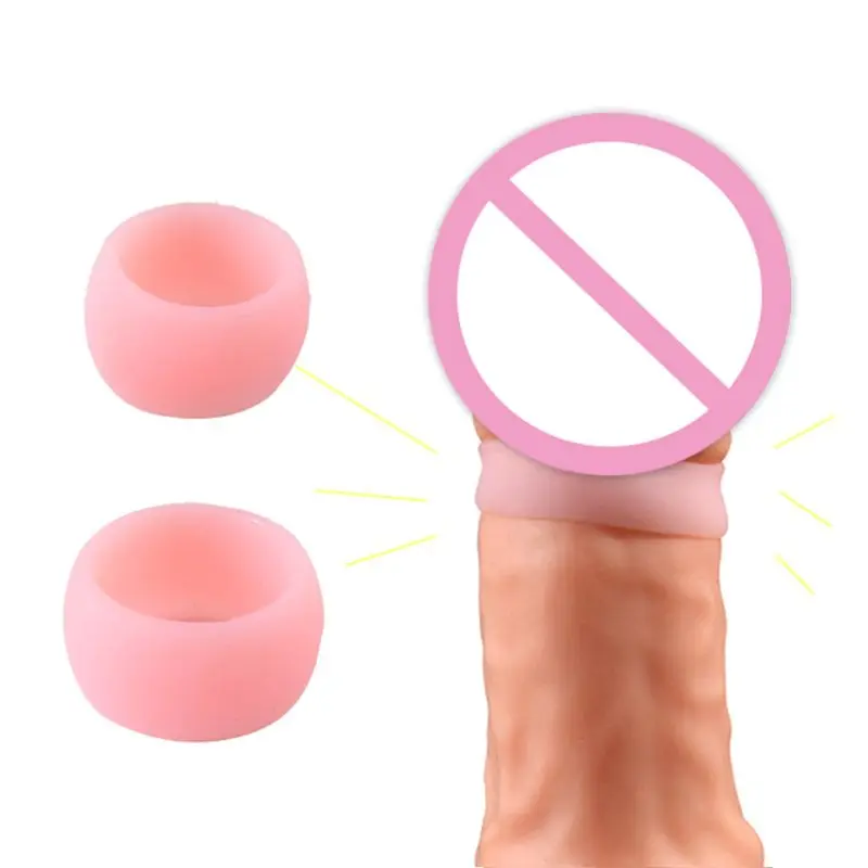 House Home 2 Soft Silicone  Ring Men Foreskin Corrector Delay A Male  - £19.67 GBP