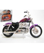 Harley Davidson 2013 XL 1200V Seventy Two Purple 1:18 Maisto Motorcycle ... - £12.57 GBP