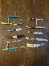 Lot Of 12 Pocket Knives Mostly New A Couple Used - $98.99