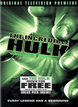 The Incredible Hulk - Original Television Premiere DVD - $0.99
