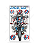 Grateful Dead  Motorcycle Sam  Outside Window Sticker Set    Deadhead Decal - $109.88 MXN