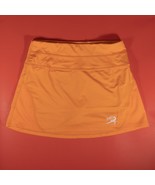 Jiggy Skirts Women’s Activewear Color Orange Athletic Skort Mesh Pull-On... - $376.05 MXN