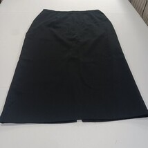 Sag Harbor S43096 Women's Rear Zipper & Slit Black Pencil Skirt Size 16 Waist 34 image 12
