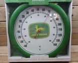 John Deere Collection 11&quot; Indoor / Outdoor Round Thermometer NEW - $29.65