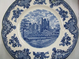 Johnson Brothers Old Britain Castles Dinner Curio Plate Blue England 10&quot; [bp43] - £43.06 GBP