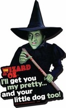 The Wizard of Oz Wicked Witch ..my pretty.. Chunky 3-D Die-Cut Magnet NEW UNUSED - £4.71 GBP