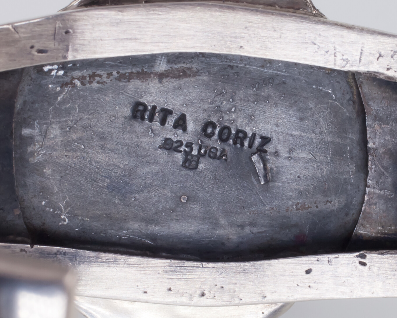 Sterling Silver Cuff Bracelet by Rita Coriz Santo Domingo Gorgeous Item image 5