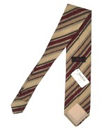 NEW Brioni Silk Tie!  *Gold, Burgundy, Navy and Green Stripe*  *Italy* - $123.07 CAD