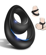 Black Silicone Cock Ring Male Dick Enlarger Delay Ejaculation Adult Sex ... - $24.41 CAD