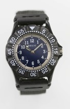 Relic Mujer Joven Reloj Plástico Negro Nylon Resistente Al Agua Batería Cuarzo - £15.65 GBP