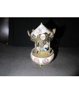 Vintage  Musical Revolving Carousel Plays &quot;Send In The  Clowns&quot; Circus - $74.25