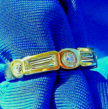 Earth mined Diamond Deco Wedding Band Vintage Style Bridal Marriage Ring 6.25 - $2,465.25