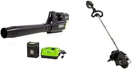 Greenworks Pro 80V Cordless Brushless Axial Blower and 80V 8 inch Brushless - $541.99