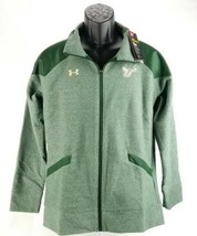 $99 Womans Under Armour USF Bulls Football Sweater Jacket Infrared Medium Loose - £30.59 GBP