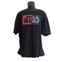Star Wars Men&#39;s Tshirt Size 3X Mad Engine Black, Retro Pink &amp; Blue Movie Graphic - £8.16 GBP
