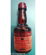 Bottiglia mignon liquore Vite d&#39;Oro Grappa del Ristorante Manarini da Ce... - $1,409.35 MXN