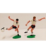 England Footballers 1989 Robson &amp; Beardsley Action Figures Soccer 4.5&quot; H... - £19.37 GBP