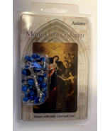 Our Lady Undoer (Untier) of Knots Rosary, Prayer Card, Rosary &amp; Pouch, New - £15.56 GBP