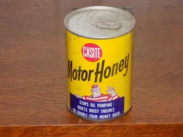 Vintage Casite Motor Honey 15 Ounce Full Metal Can - $541.44 MXN