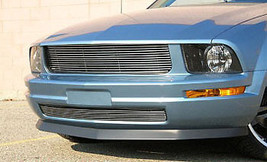  2005-2009 Mustang V6 Billet Overlay Grille Upper BLACK - £70.66 GBP
