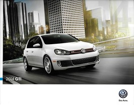 2014 Volkswagen GTI brochure catalog folder US 14 VW Wolfsburg Driver&#39;s ... - $10.00