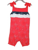 Celebrate! Patriotic Infant One-Piece Girls Ruffle Romper - New - 0-3 mths - £3.07 GBP