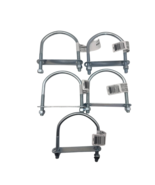 Coarse Zinc Plated U Bolt 3/8&quot; Steel Threaded Clamp Pack of 5 Heavy Duty - $21.49 CAD