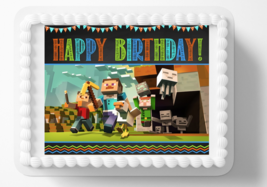 Crafts Mine Edible Image Personalized Edible  Birthday Cake Topper Stick... - $280.27 MXN+