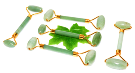 Wholesale Lot 5Pc Green Aventurine Facial Crystal Rollers Anti-Aging Mas... - £98.75 GBP