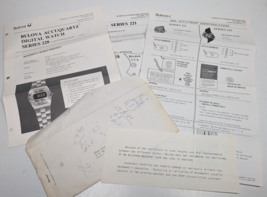 Vintage BULOVA Nov 1974 Technical Letters 20-22 - Accuquartz 228 / Accutron 221 - £38.93 GBP