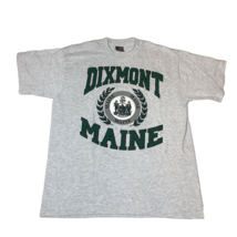 Vintage Dixmont Maine Town Dirigo Gray Screen Stars T-Shirt Size Large U... - $24.74
