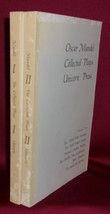Oscar Mandel Collected Plays First Edition 1970 Two Volume Paperbound Set - £14.32 GBP