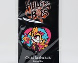Helluva Boss Chibi Beelzebub Heart Enamel Pin Queen Bee - £50.81 GBP