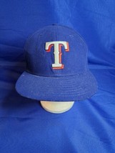 Texas Houstons Hat New Era 59Fifty Cap Blue MLB On Field Size 7 1/8 - $14.01