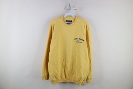 Vintage 90s Eddie Bauer EbTek Mens XS Distressed Spell Out Crewneck Sweatshirt - £35.16 GBP