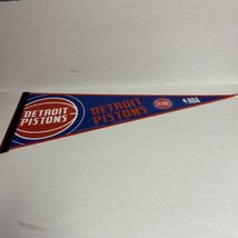New Detroit Pistons NBA 12&quot; X 30&quot; Wincraft Felt Pennant - €7,71 EUR