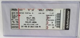 BILLY JOEL - ORIGINAL 2015 UNUSED WHOLE FULL CONCERT TICKET - $15.00