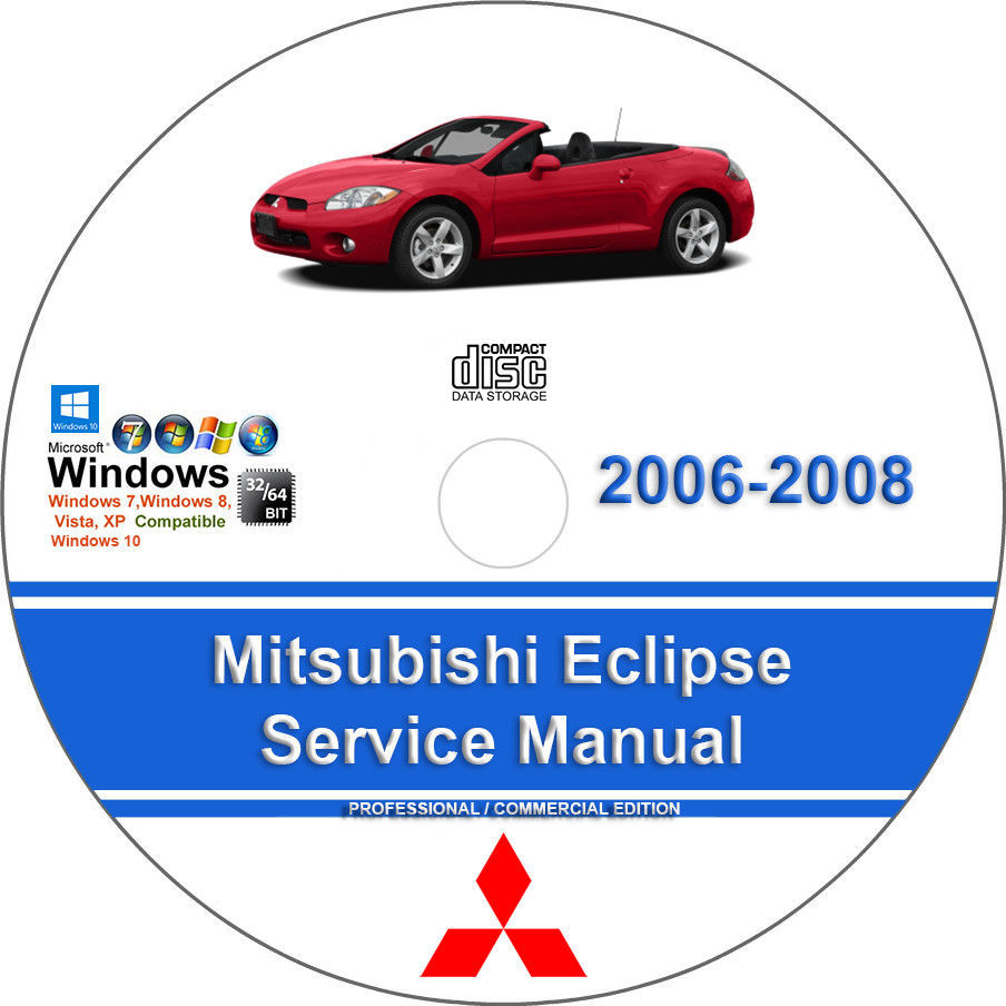 Mitsubishi Eclipse 2006 2007 2008 Factory Workshop Service Repair Manual - $15.00
