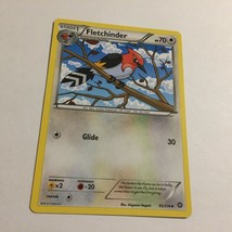 2016 Fletchinder Stage 1 Uncommon Pokemon Card 95/114 - £2.23 GBP