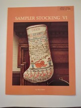 Mary Beale Christmas Sampler Stocking VI Pattern Leaflet OOP 1985 Vintage - £11.35 GBP